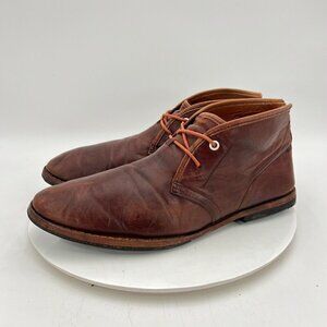 Timberland Boot Company Men Size 10 75509 Brown Leather Plain Toe Chukka Boot
